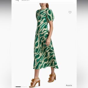 Ulla Johnson Ines Printed Silk Dress NWOT